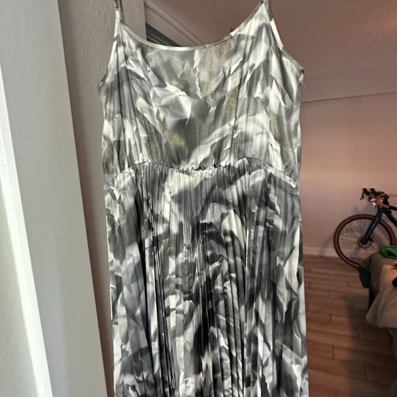All Saints Black and Gray Midi Dress - Picture 7 of 9